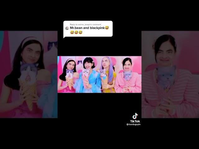 mr bean + blackpink face swap challenge