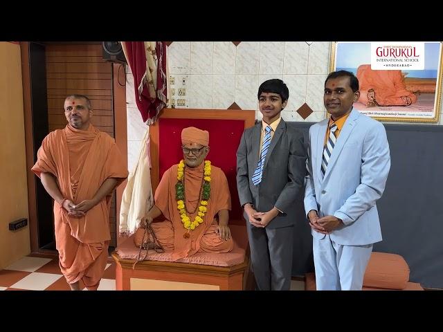 Akash Vukoti's Insightful Visit to Gurukul Hyderabad | Swaminarayan Gurukul International School