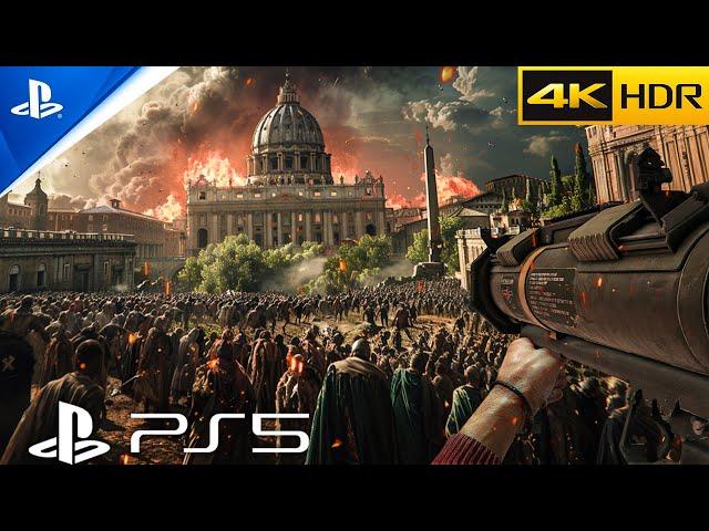 VATICAN HAS FALLEN (PS5) Immersive ULTRA Graphics Gameplay [4K60FPS] World War Z