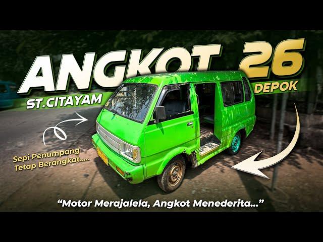 Naik Angkot Depok Rute Perkampungan yang Hampir Punah (Angkot 26)