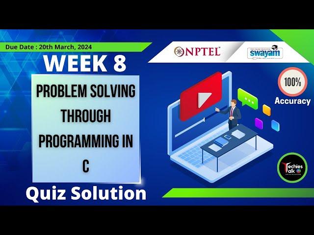 NPTEL Problem Solving Through Programming In C Week-8 Quiz Assignment Solution | Jan 2024 #nptel