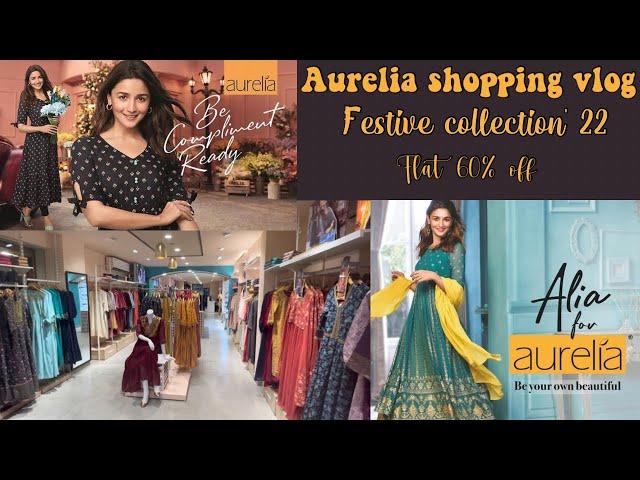 AURELIA diwali shopping vlog| ALIA BHATT festive edition| SALE FLAT 60% OFF|LavenderTales|