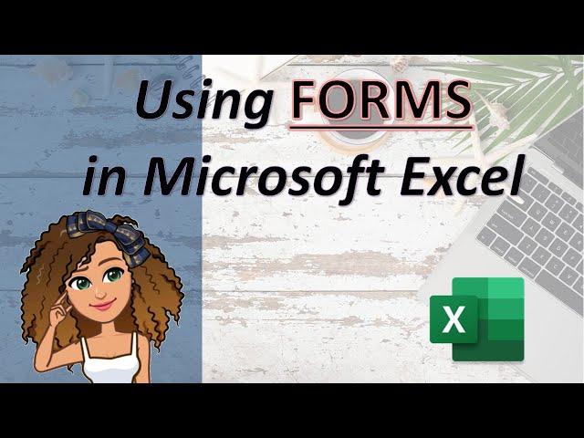 Using Forms in Microsoft Excel (easy data entry and searching). Easy Excel tutorial