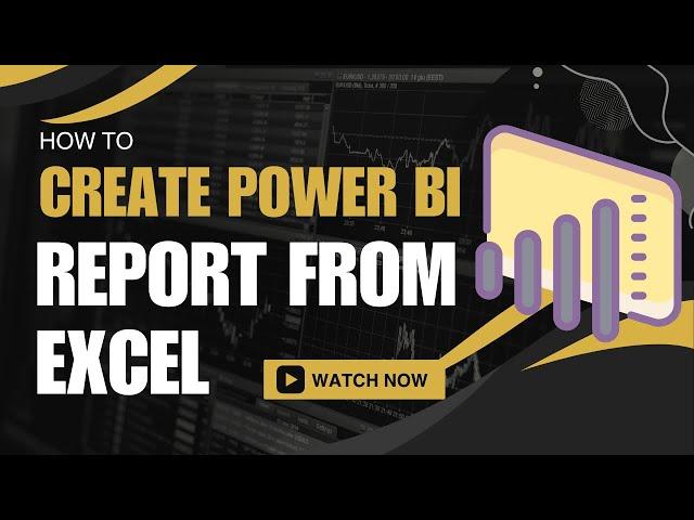 Create Power BI Report using Excel Data in less than 10 minutes