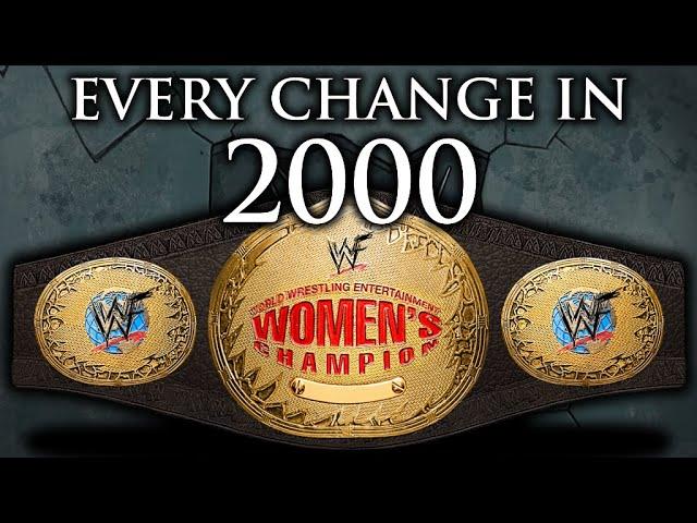 Every WWF Womens Championship Title Change in the Year 2000!