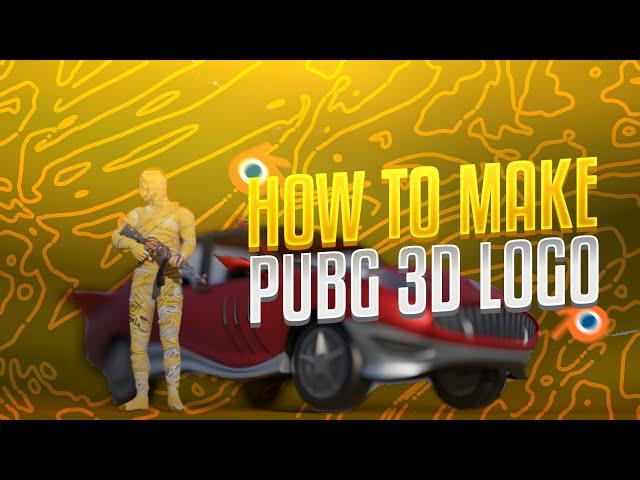 HOW TO MAKE PUBG 3D LOGO  PART 1| HOW TO EXTRACT 3D MODELS FROM PUBG | PUBG 3D TUTORIAL | HJ PLAYZ