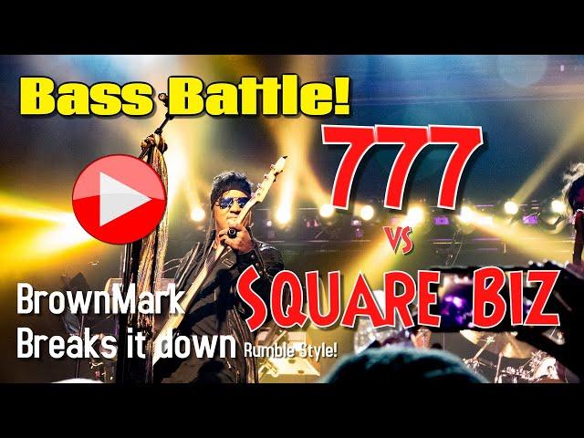 777 9311 Bass Cover vs Square Biz BrownMark Breaks it Down Rumble Bass Style!