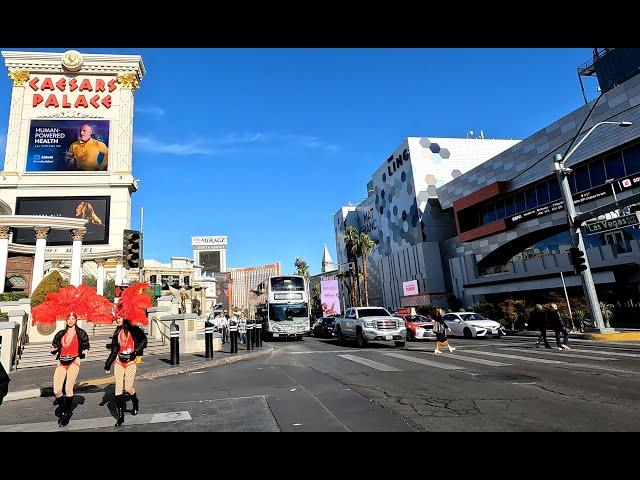 [4K] Las Vegas Walking Tour 2023. Las Vegas, Nevada.