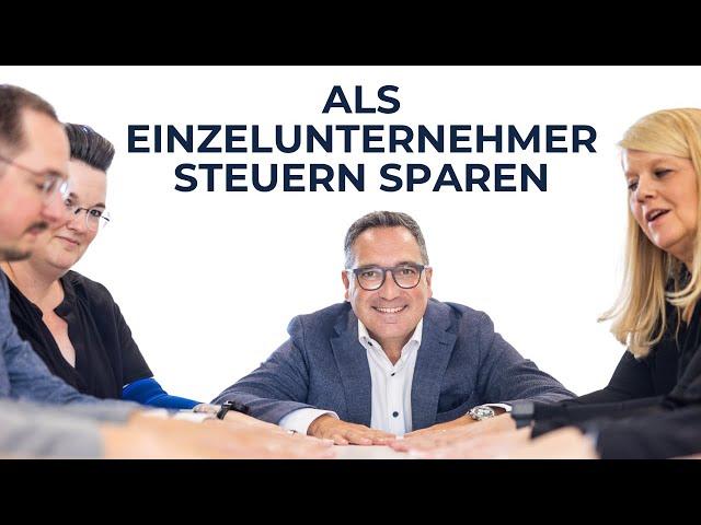 Als Einzelunternehmer Steuern sparen