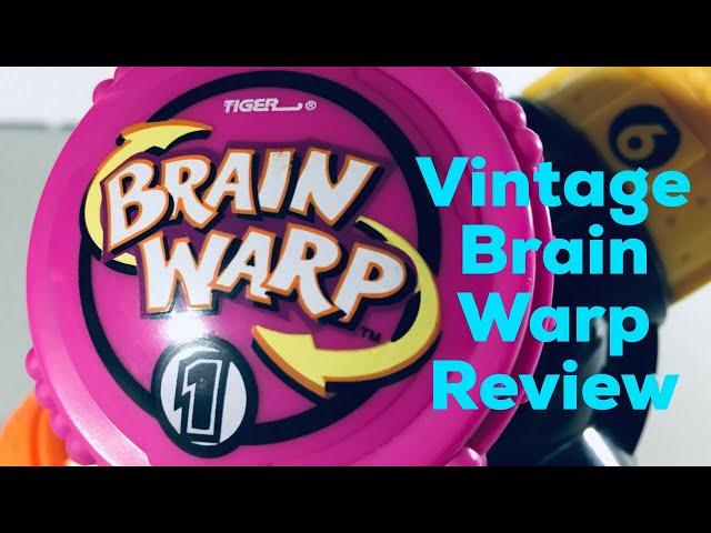 Vintage ‘90’s Brain Warp game review. Challenging fun party game