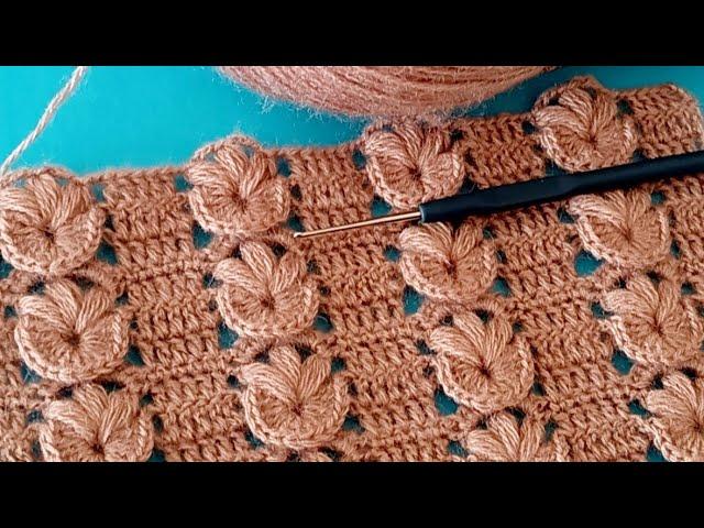 NEW DESIGN Beautiful and easy Crochet knitting pattern  crochet stitch