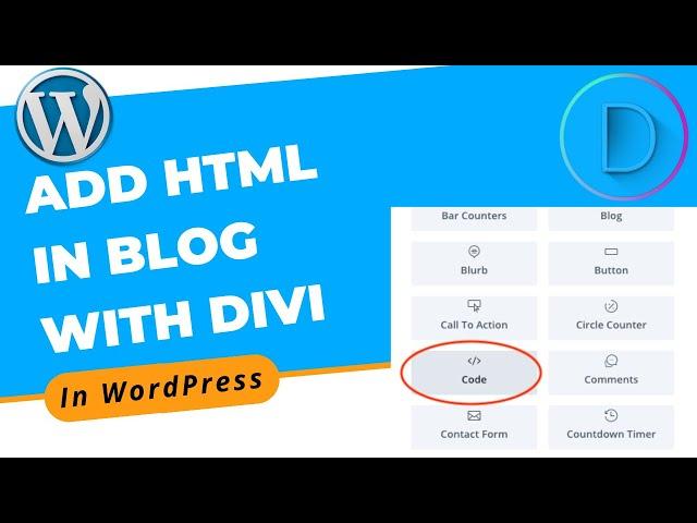 How to Add HTML in Blog With Divi Builder in WordPress | Divi Page Builder Tutorial 2022