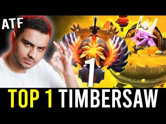 THIS IS HOW 14,000 MMR PLAYS TIMBERSAW.. - ATF MASTERCLASS!