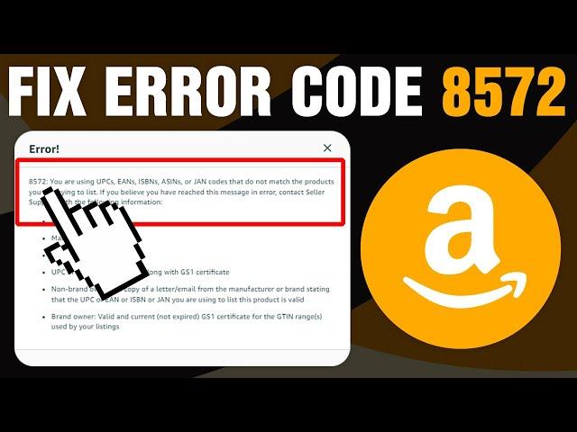 How To Fix Error 8572 Amazon