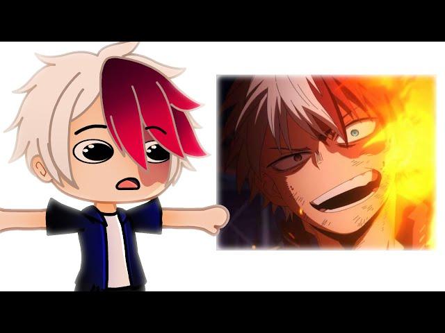 BNHA react to themselves in the anime 