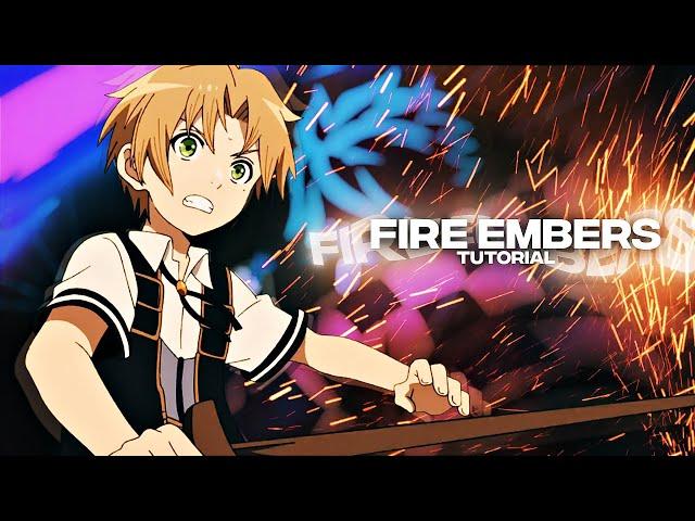 Fire Embers - After Effects Tutorial「Free Project File」