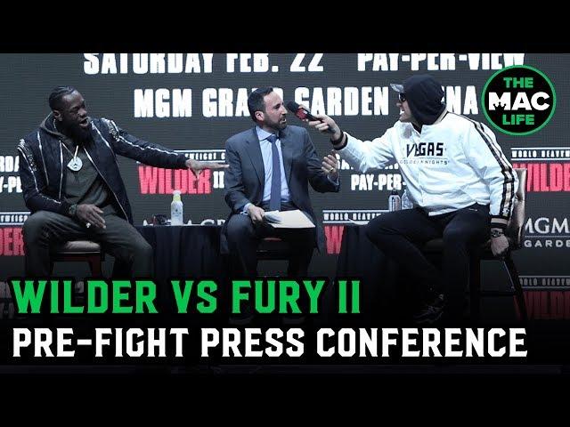 Deontay Wilder vs. Tyson Fury II | Full Pre-Fight Press Conference