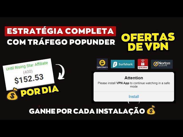 NOVO MÉTODO DE CPA MARKETING: Ganhe até $110 dólares por cada instalação de VPN I 2024