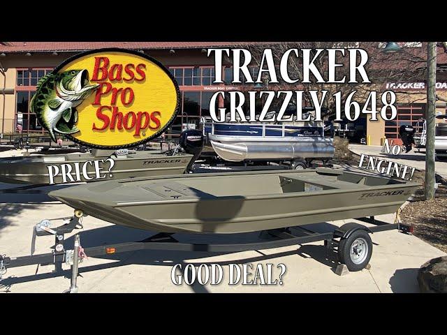 Best NEW Boat for Beginners? No Outboard, Bare Bones! Grizzly 1648! Best Jon Boat for the Money?