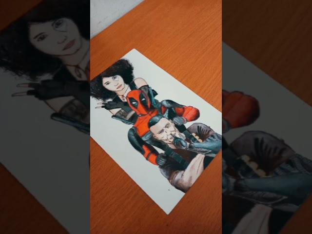 i make drawing art Deadpool 2