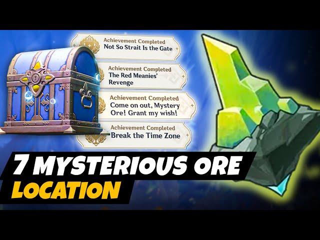 All 7 Mysterious Ore Locations | Arkhium Stock | Genshin Impact 4.1