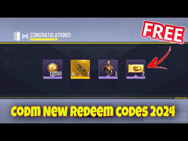 COD Mobile *NEW* WORKING REDEEM CODES | CODM REDEEM CODE 2024 TODAY | CODM FREE CP REDEEM CODES 2024