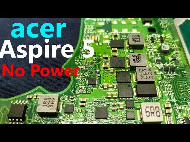 How to repair acer aspire 5 power is not turning on || No power acer laptop