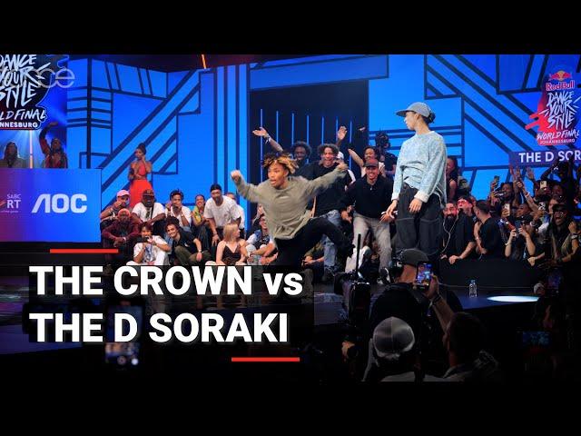 THE CROWN  vs THE D SORAKI  - top 16 | stance x Red Bull Dance Your Style World Finals 2022 4k