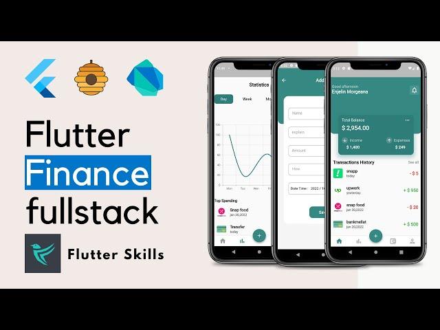 flutter finance app - full course - Flutter UI Design