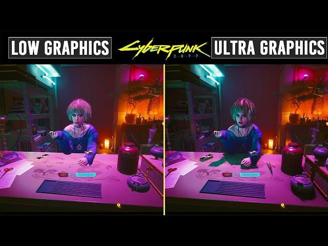 Cyberpunk 2077 | Low vs. Ultra Graphics Comparison | PC