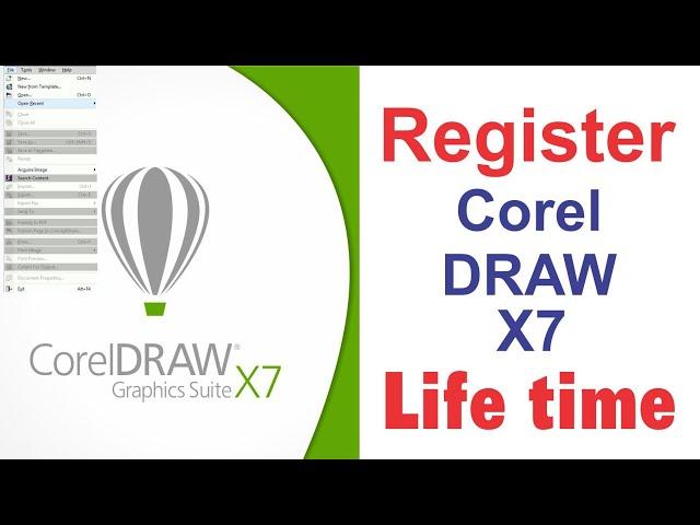 How to Activate / Register CorelDraw x7 lifetime HD 2020