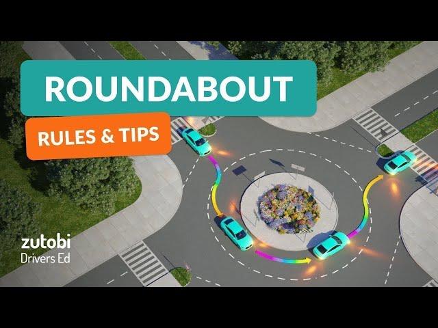 How to Drive in a Roundabout Correctly - Rules & Tips