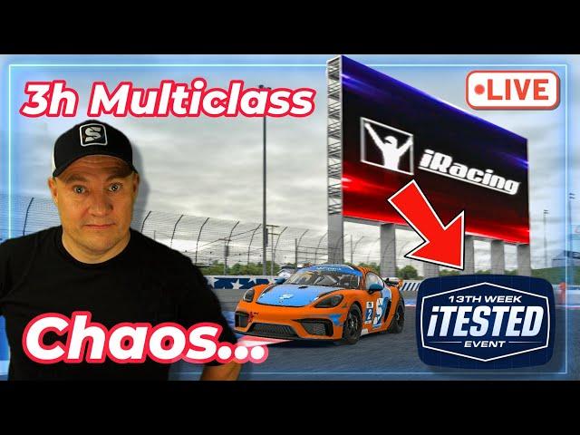 iRacing 13th Week iTested Event - Porsche GT4 auf Charlotte Roval!