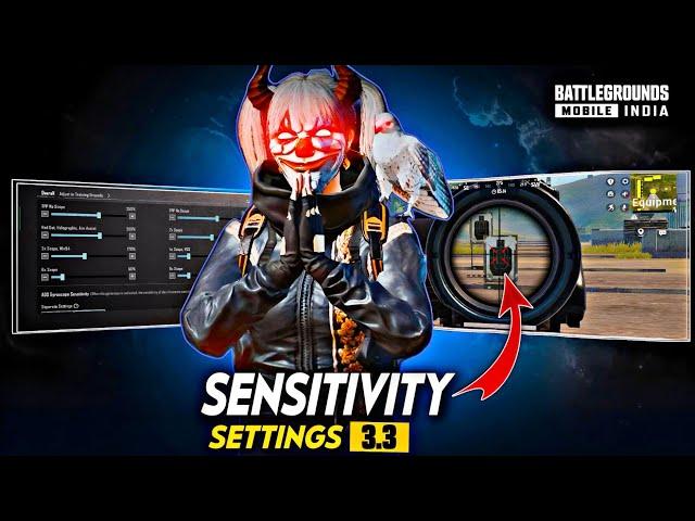 THIS SENSITIVITY WIL MAKE YOUR SPRAYS AND CLOSE RANGE BEAST IN NEW 3.3 UPDATEBGMI  #tdm #bgmi