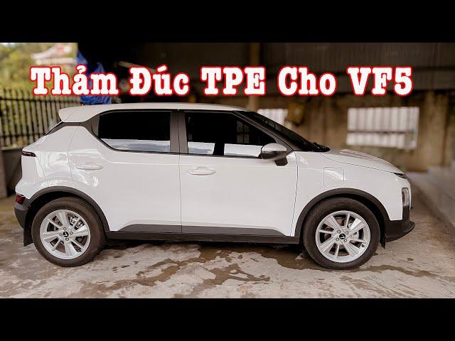 Thảm sàn đúc TPE cho VF5 | Ngon với giá tiền | Hải ViVu