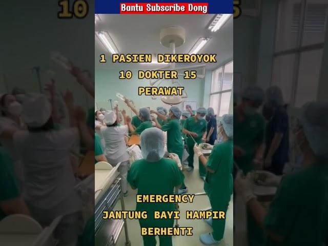 Video viral 1 Pasien 10 Dokter 15 Perawat #shorts