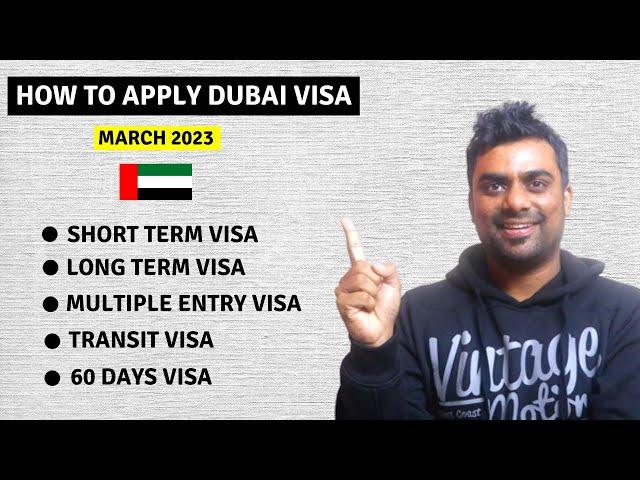 How to Apply DUBAI TOURIST VISA online for INDIANS in 2023 | Short Term Visa, Multiple Entry Visa