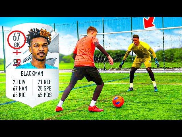 How Good is a 67 Rated PRO GOALKEEPER in REAL LIFE? (Football Challenge)