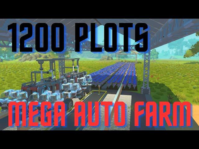 1200 PLOT MEGA AUTO FARM! | Scrap Mechanic Concept
