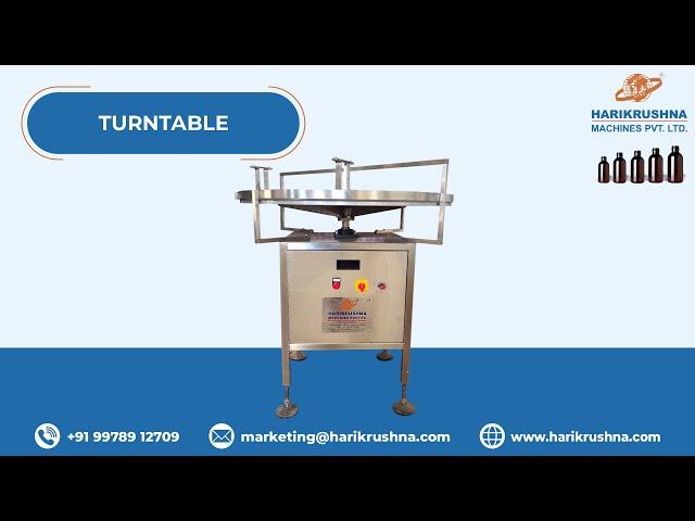 Harikrushna Machines Pvt. Ltd. Offers Turntable Machines for Various Packaging Lines