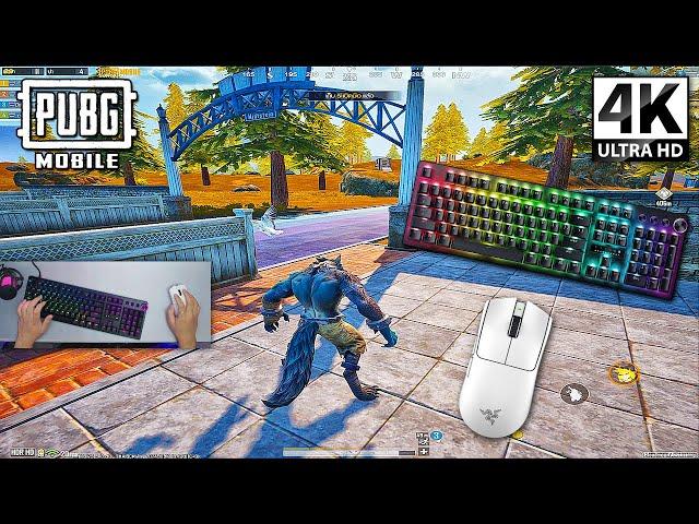 Razer Huntsman V3 Pro Sound ASMR | PUBG MOBILE PC 90 FPS Emulator Gameloop (Handcam)