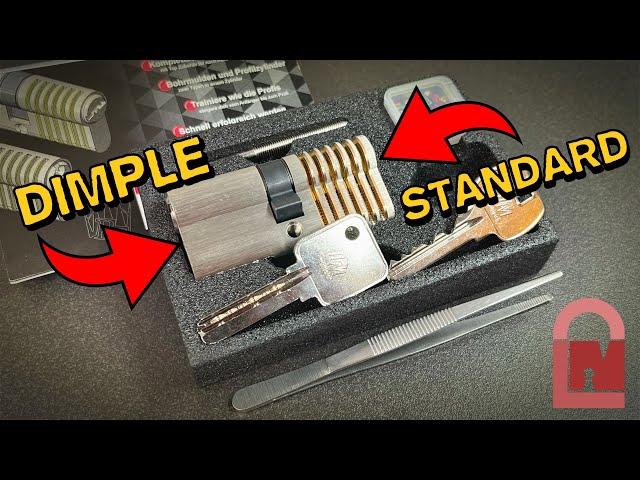 Multipick Double-Sided Dimple & Standard Cutaway Practice Locks