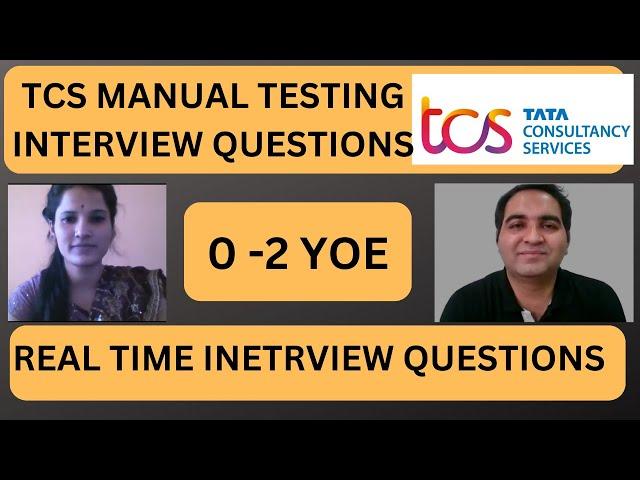 TCS Testing Interview Experience| Manual Testing Mock Interview| 0 -2 YOE