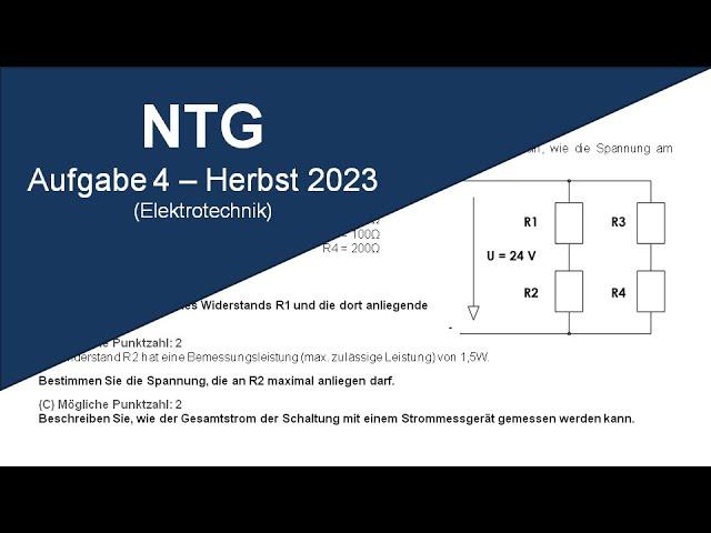 #23 NTG Industriemeister (IHK) Aufgabe 4 - Herbst 2023