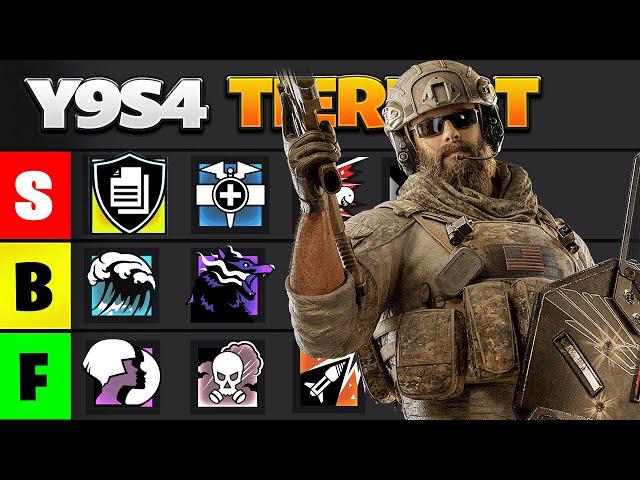 BEST Operator Tierlist For RANKED  - RAINBOW SIX SIEGE (Y9S4)