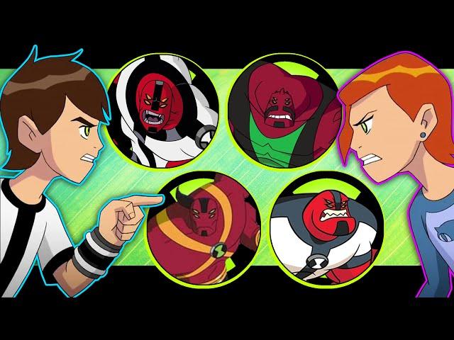 Arguing the Best Designs From All Ben 10 Shows