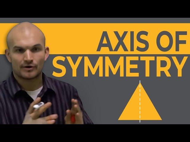 Finding the axis of symmetry for a parabola and graph