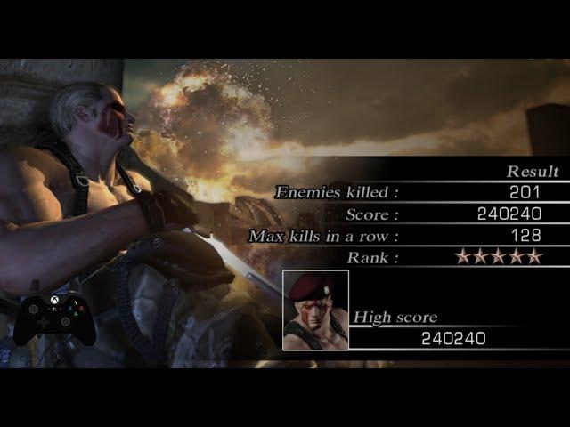 Resident Evil 4 Mercenaries' | Krauser Castle | Score: 240,240