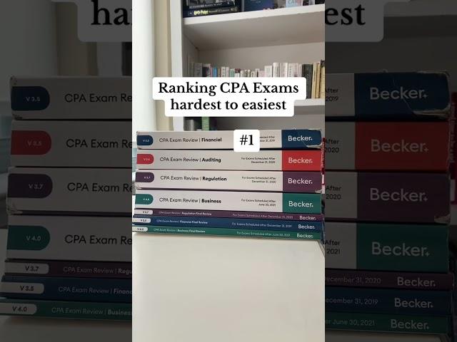 Ranking the CPA Exams