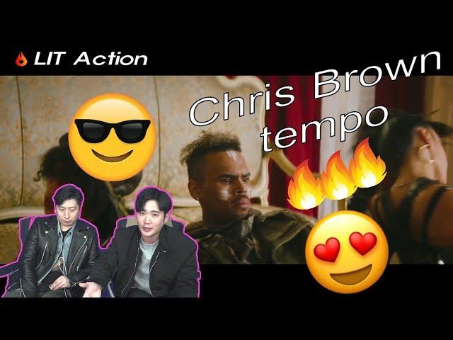 ENG [LIT Action] Chris Brown - Tempo [Asian reaction] (Korean guys)